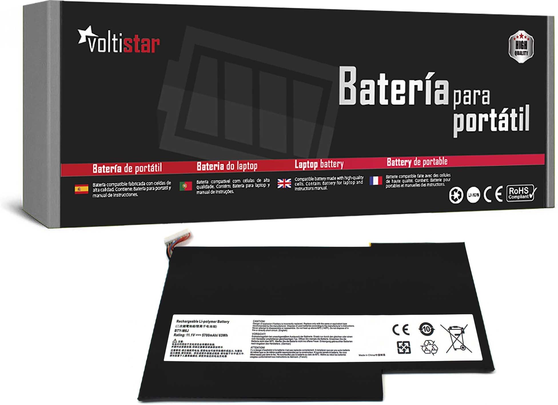Otros Bateria Para Laptop Msi Gs63 Gs63Vr Gs73 Gs73Vr Ms