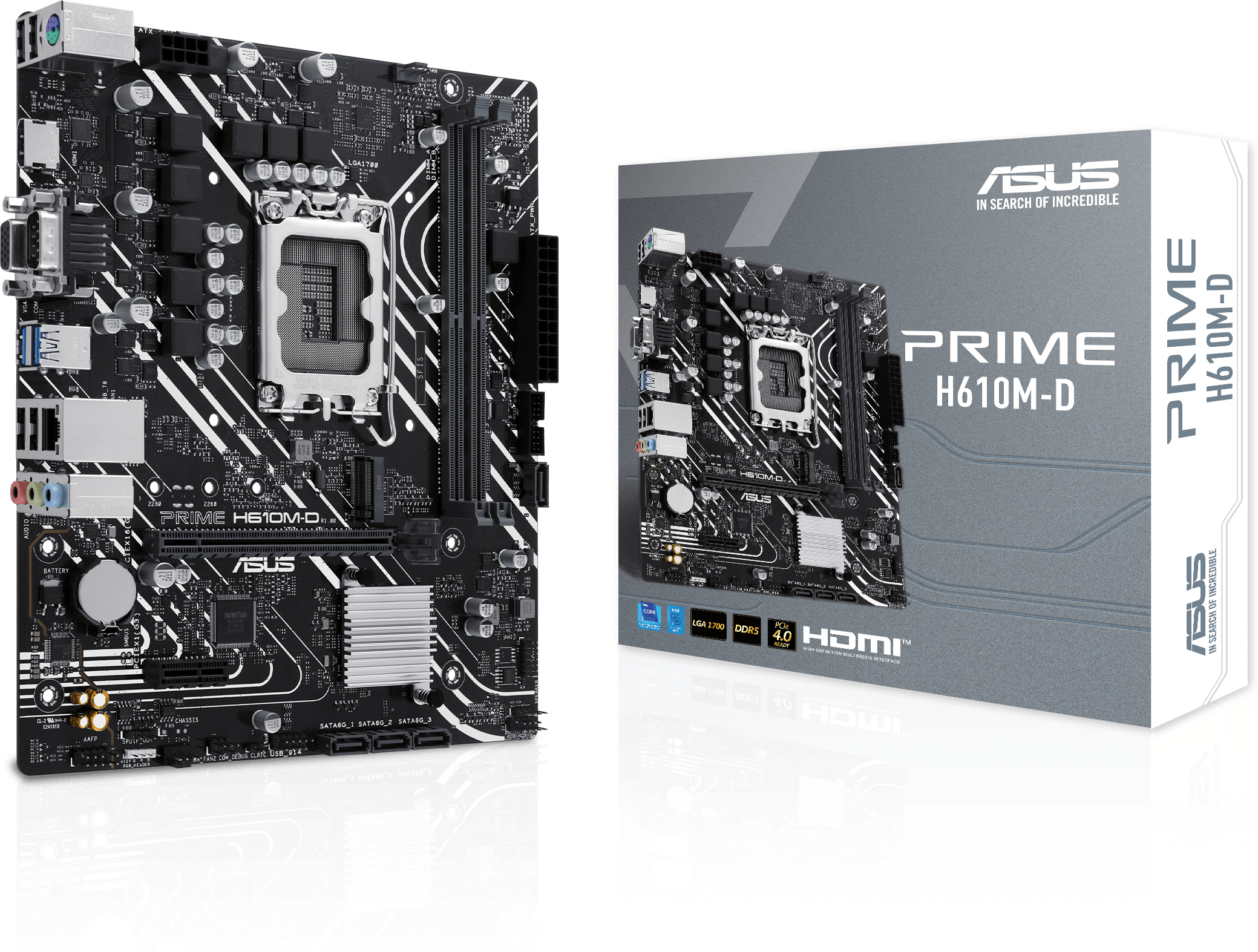 Asus ASUS PRIME H610M-D Intel H610 LGA 1700 micro ATX