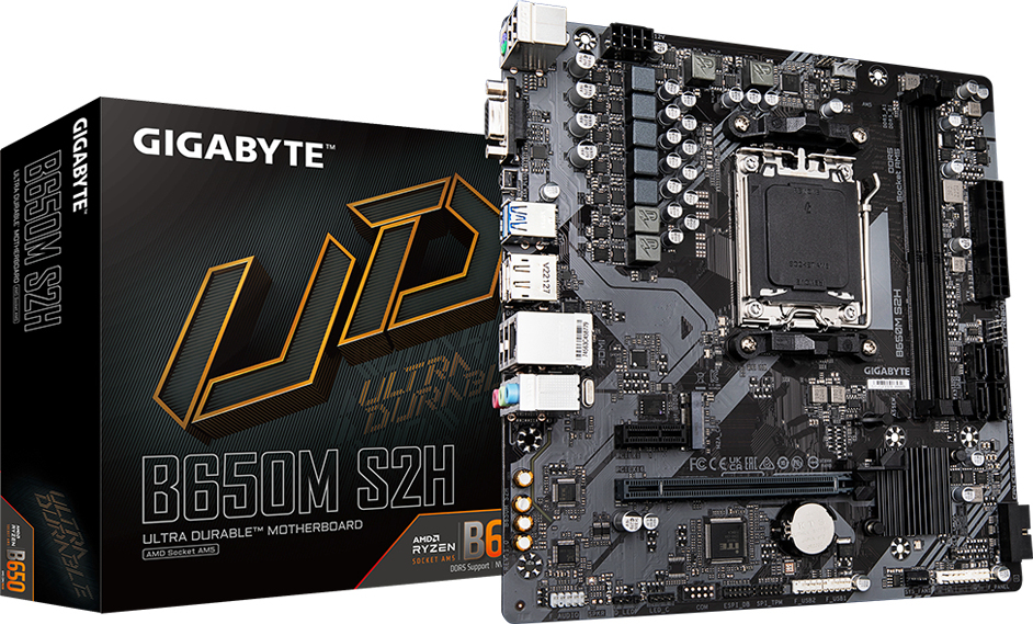 Gigabyte Gigabyte B650M S2H placa base AMD B650 Zócalo AM5