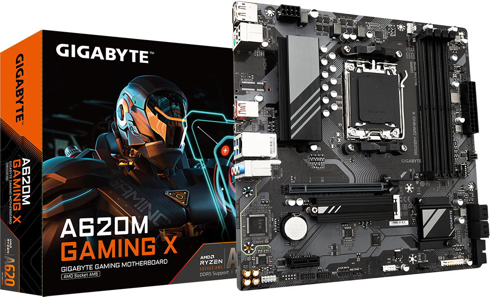 Gigabyte Gigabyte A620M GAMING X placa base AMD A620 Zócalo
