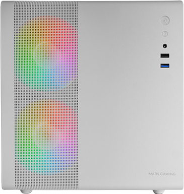 Mars Gaming MC-400 Mini Tower Blanco