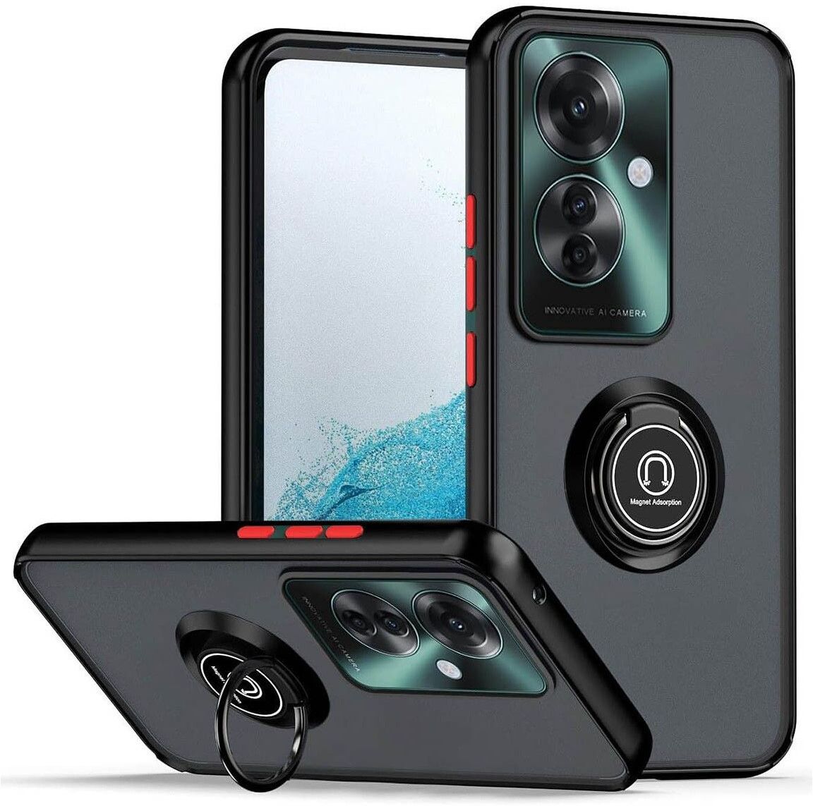 Tumundosmartphone Funda con Anillo Oppo Reno 11F 5G