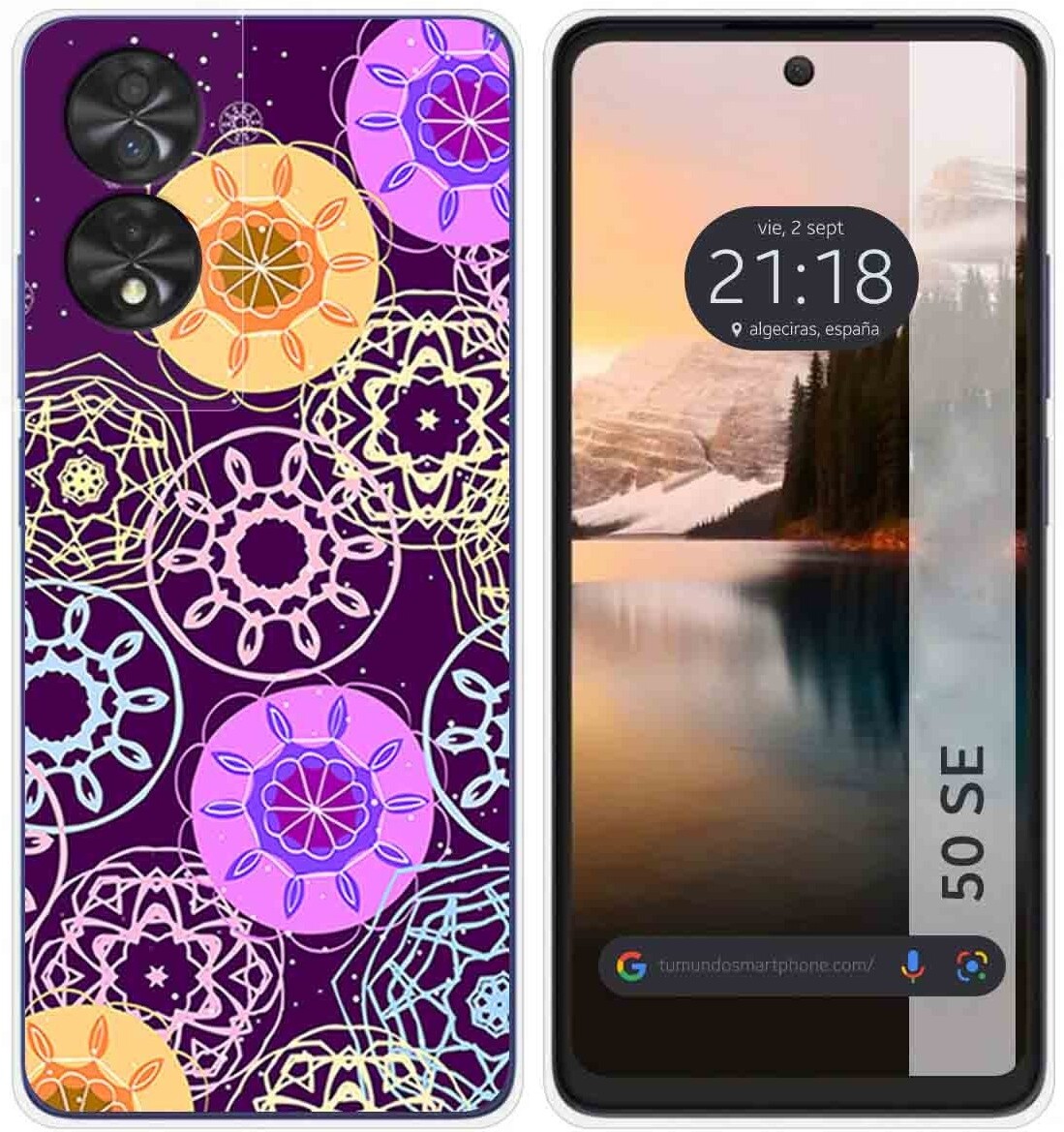 Tumundosmartphone Funda Silicona TCL 50 SE Radial