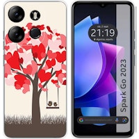 Funda Silicona Tecno Spark Go 2023 Pajaritos