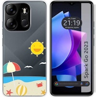 Funda Silicona Tecno Spark Go 2023 Playa