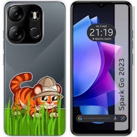 Funda Silicona Tecno Spark Go 2023 Tigre