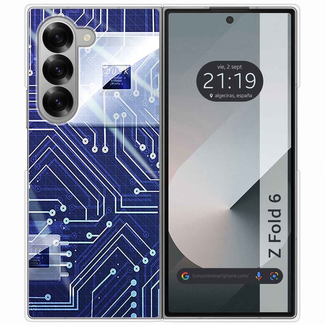 Tumundosmartphone Carcasa Samsung Galaxy Z Fold 6 5G Circuito