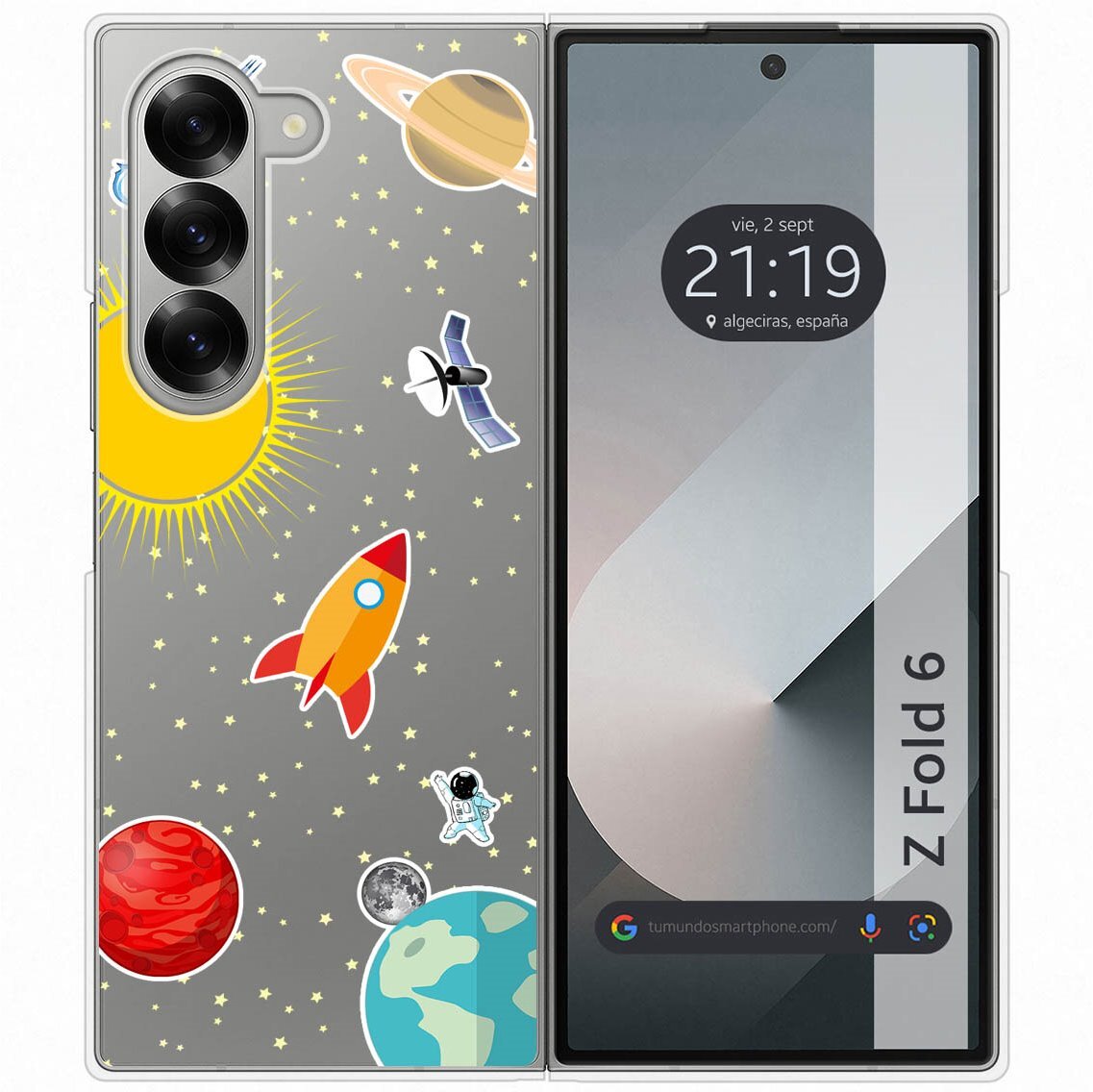 Tumundosmartphone Carcasa Samsung Galaxy Z Fold 6 5G Espacio