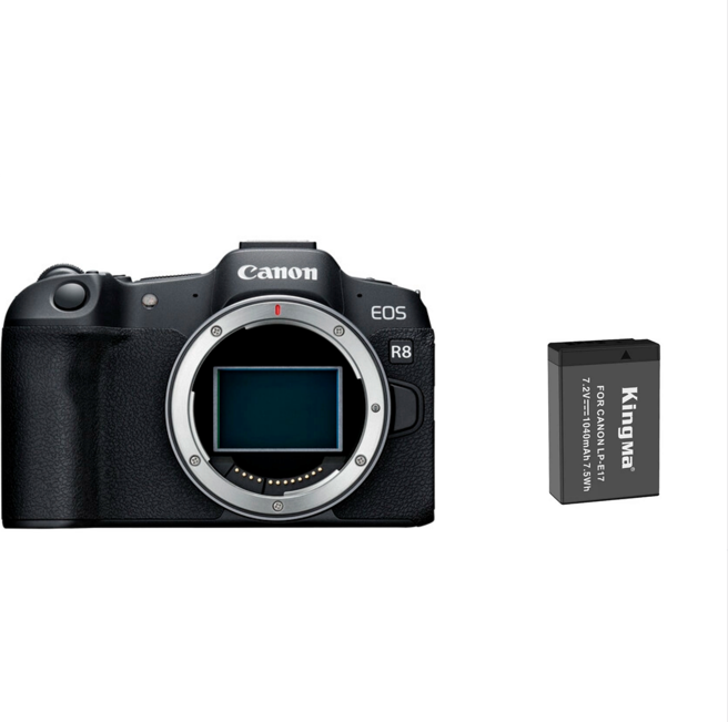 CANON EOS R8 Cuerpo de la cámara+batería Kingma 1040mAh ( LP-E17)