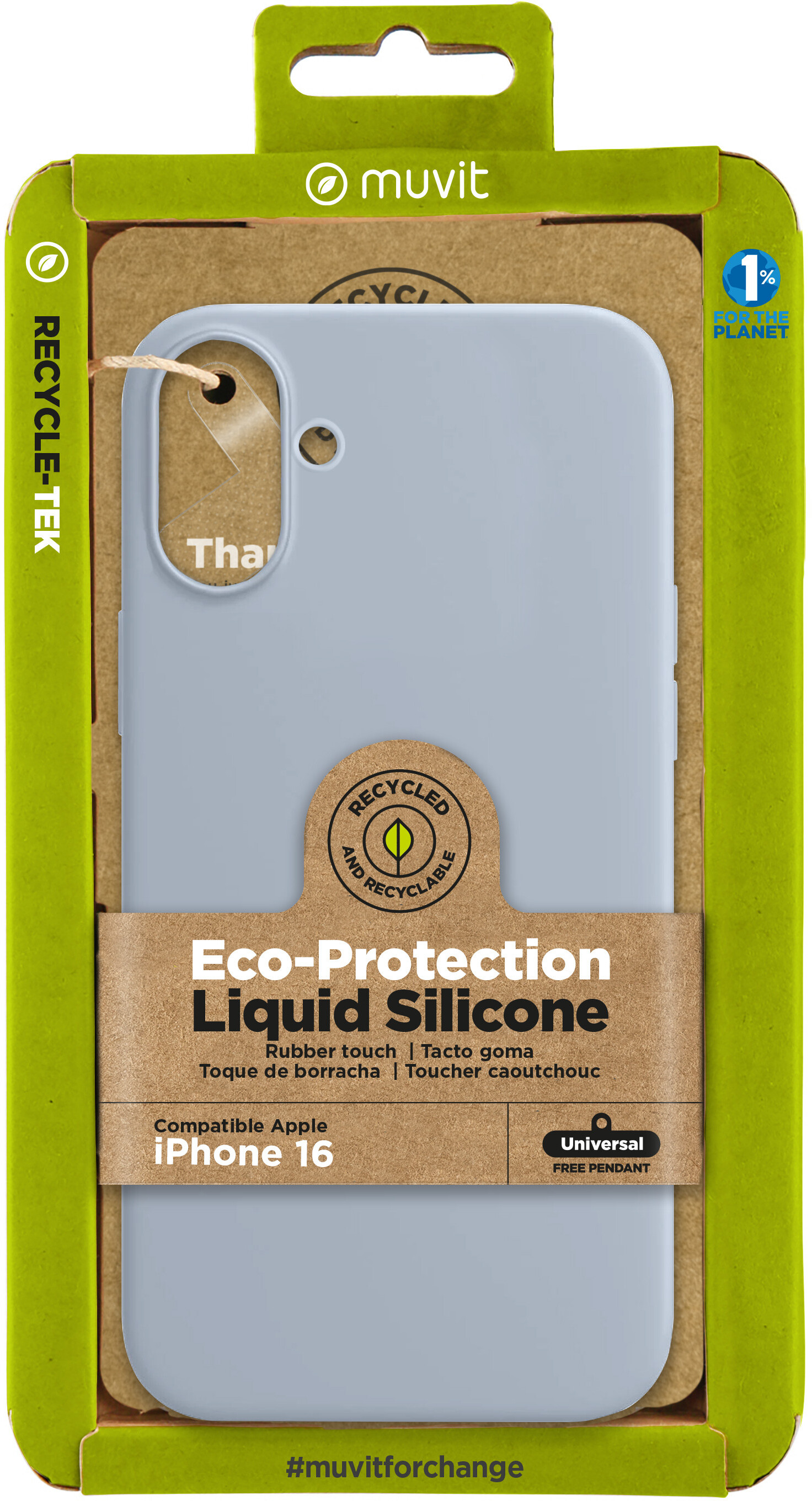 Muvit muvit for change funda recycletek Liquid Silicone