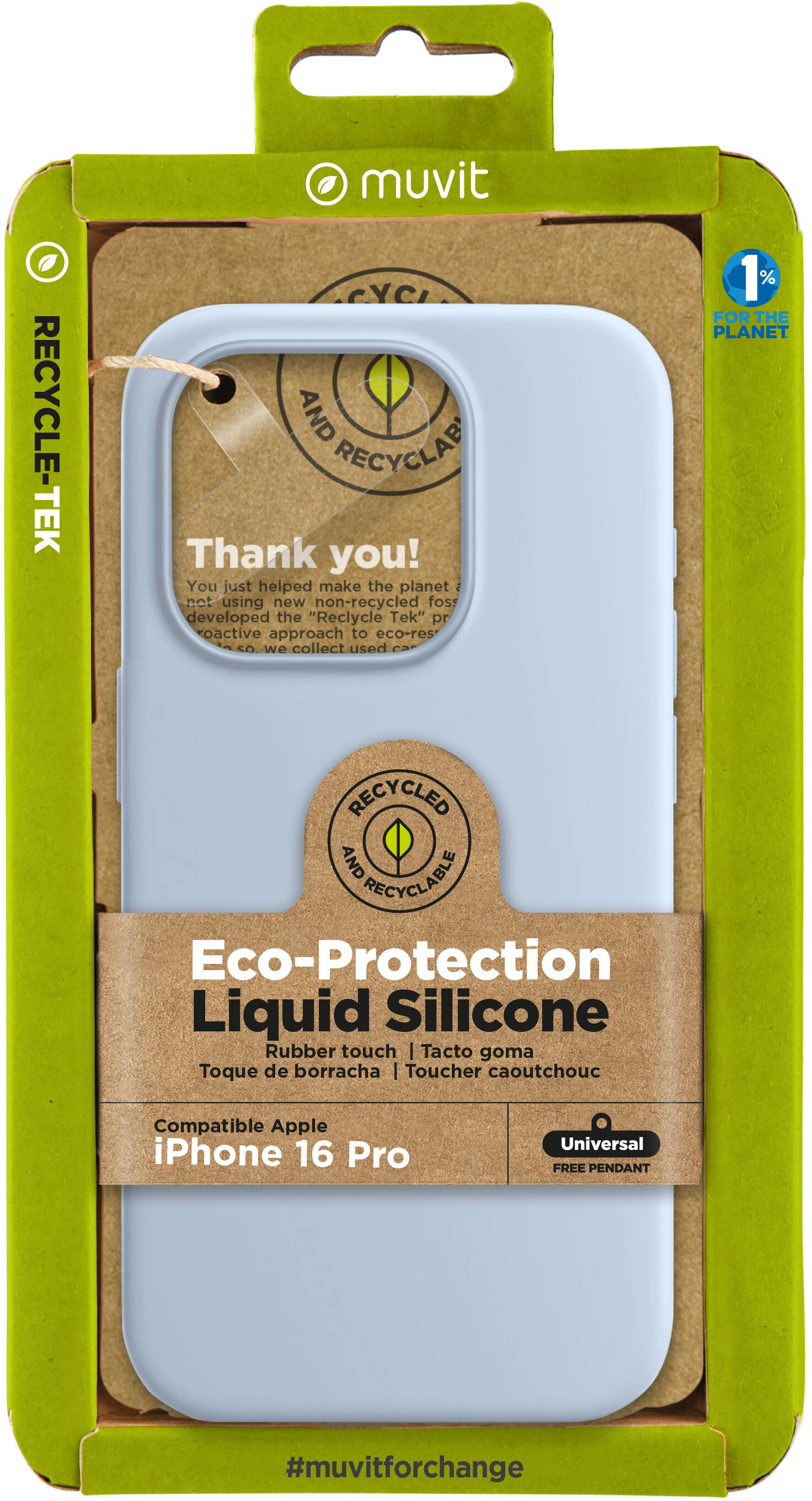 Muvit muvit for change funda recycletek Liquid Silicone