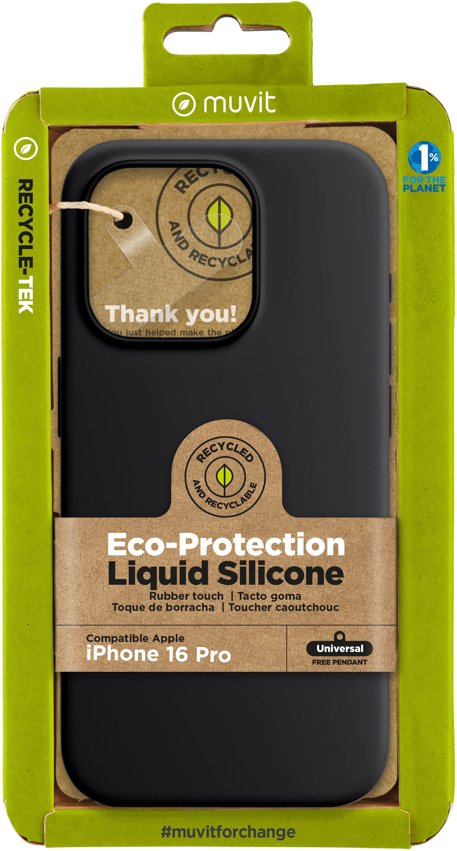 Muvit muvit for change funda recycletek Liquid Silicone