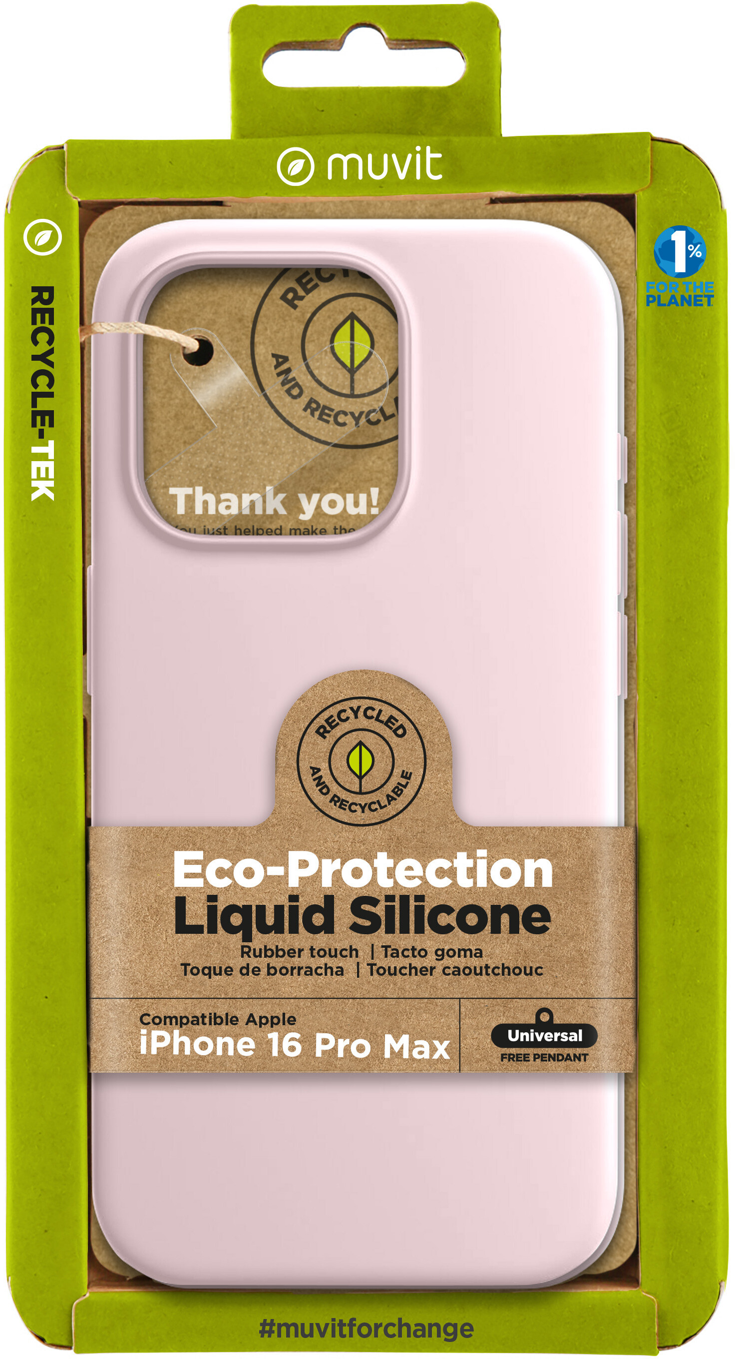 Muvit muvit for change funda recycletek Liquid Silicone