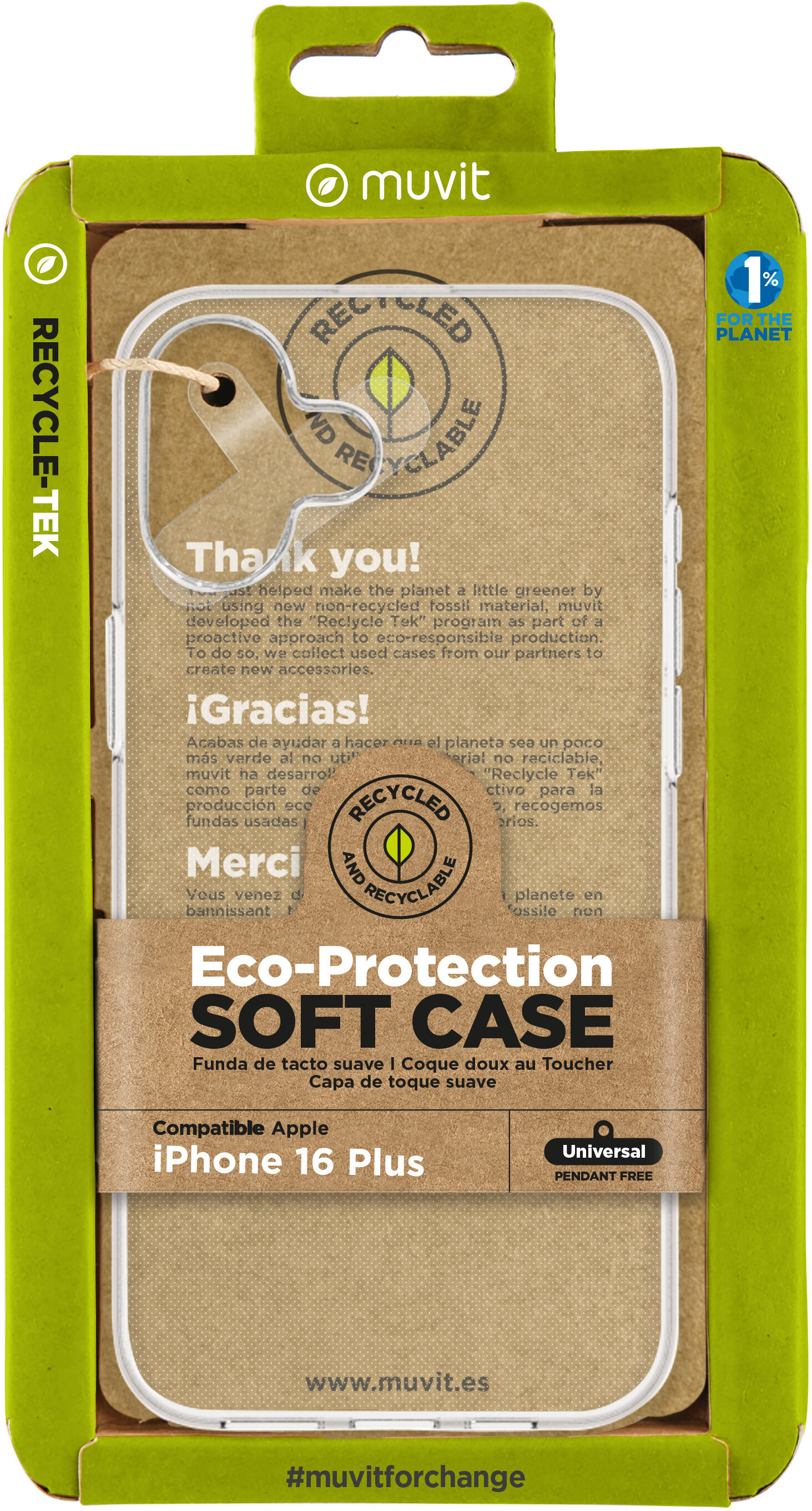 Muvit muvit for change funda recycletek compatible con A