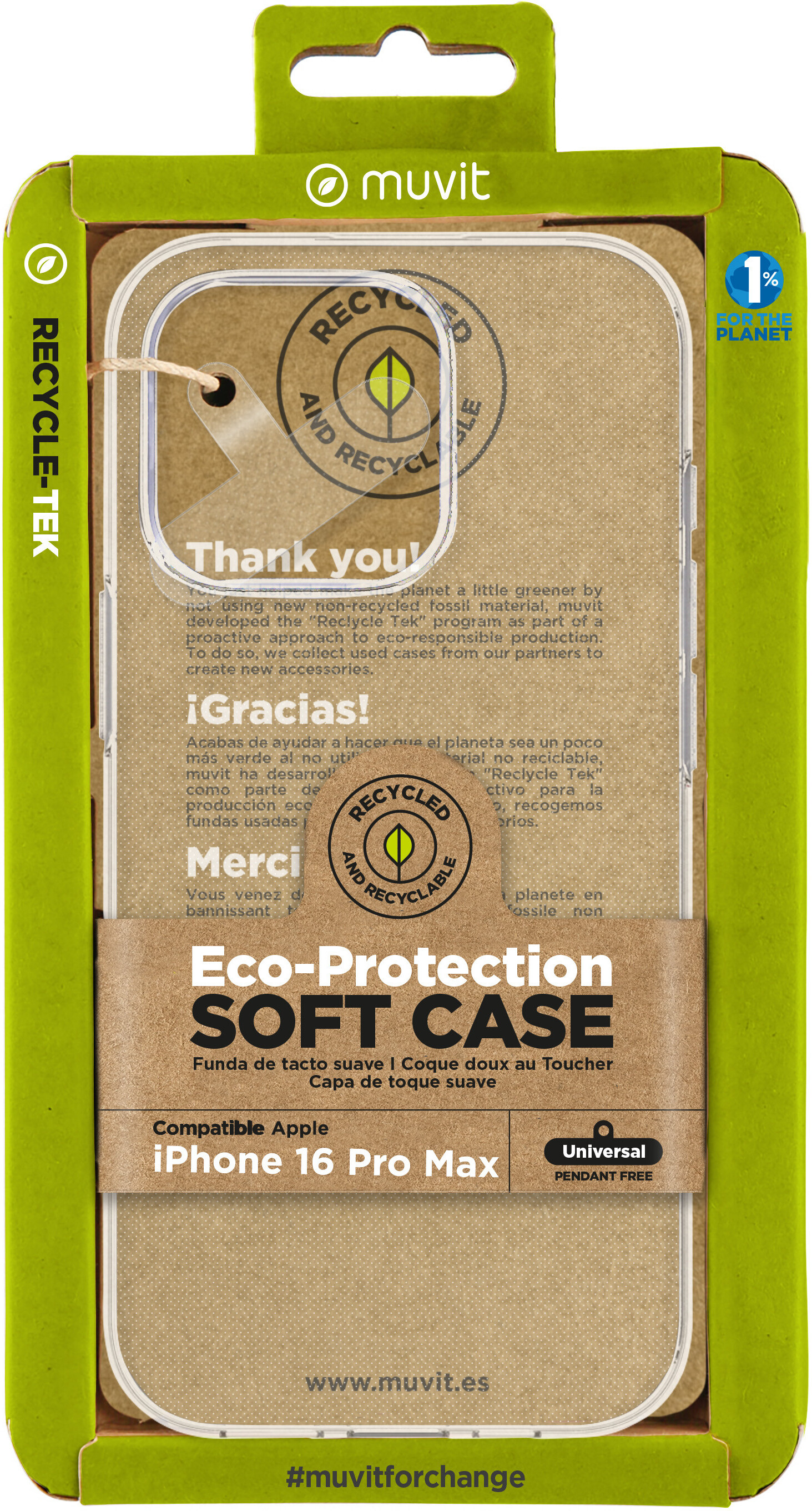 Muvit muvit for change funda recycletek compatible con A
