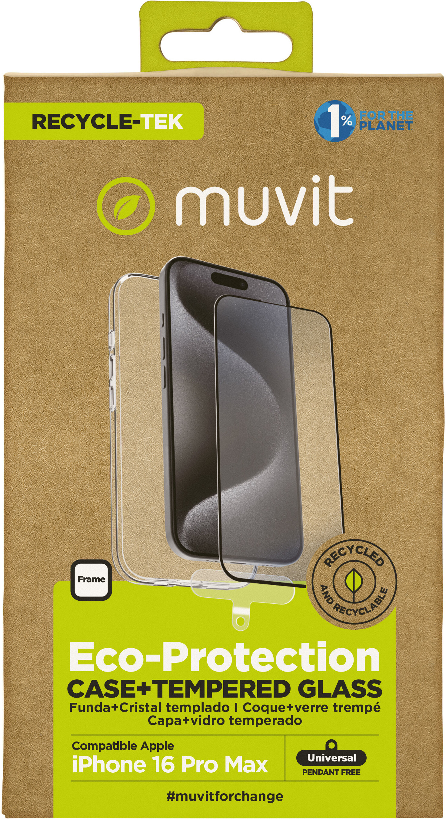 Muvit muvit for change funda compatible con Apple iPhone