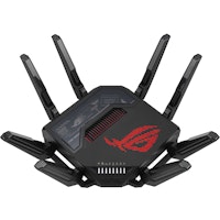 ASUS ROG Rapture GT-BE98 router inalámbrico 10 Gigabit Ethernet Quad-band (2.4 GHz / 5 GHz-1 / 5 GHz-2 / 6 GHz) Negro