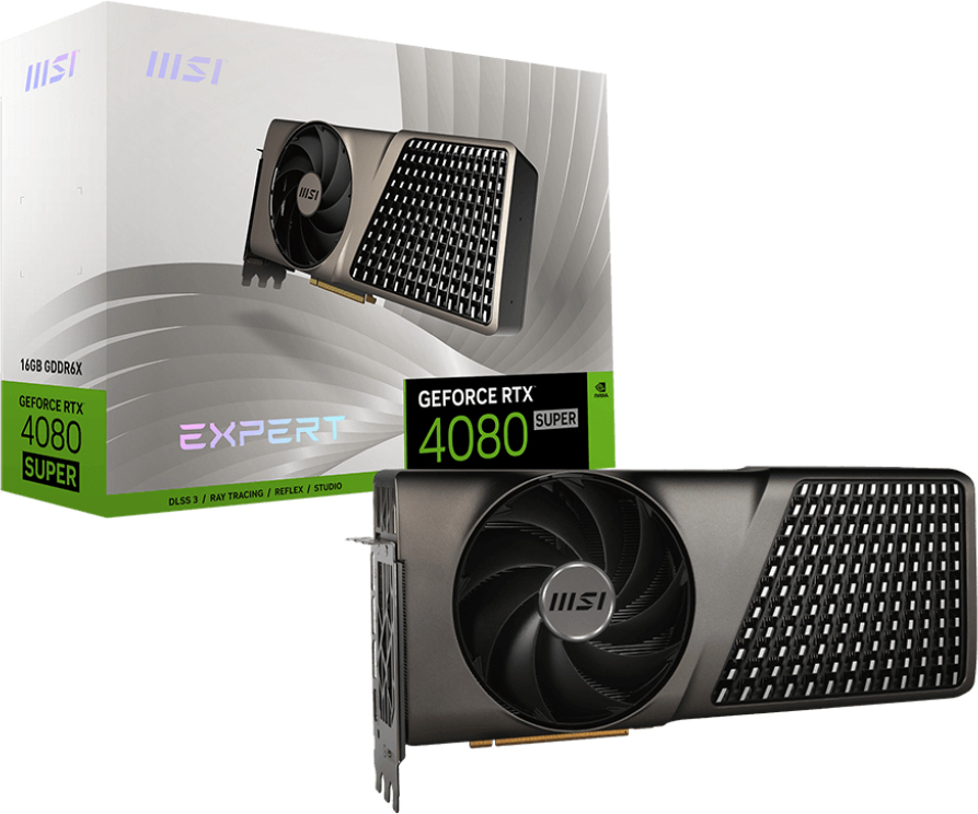 MSI MSI GEFORCE RTX 4080 SUPER 16G EXPERT tarjeta gráf