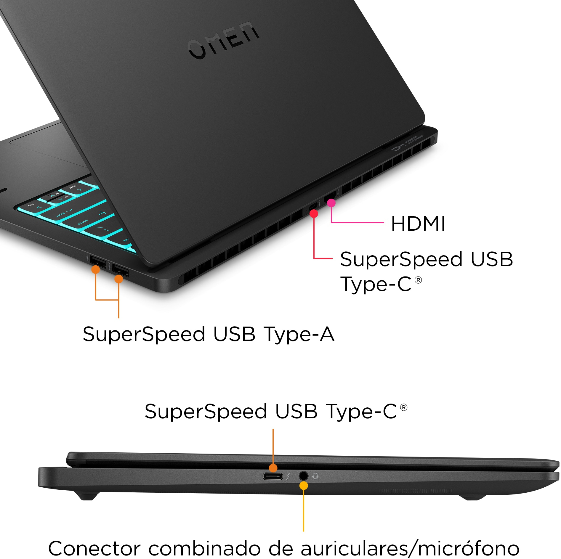 HP HP OMEN 14-fb0000ns Intel Core Ultra 7 155H Portát