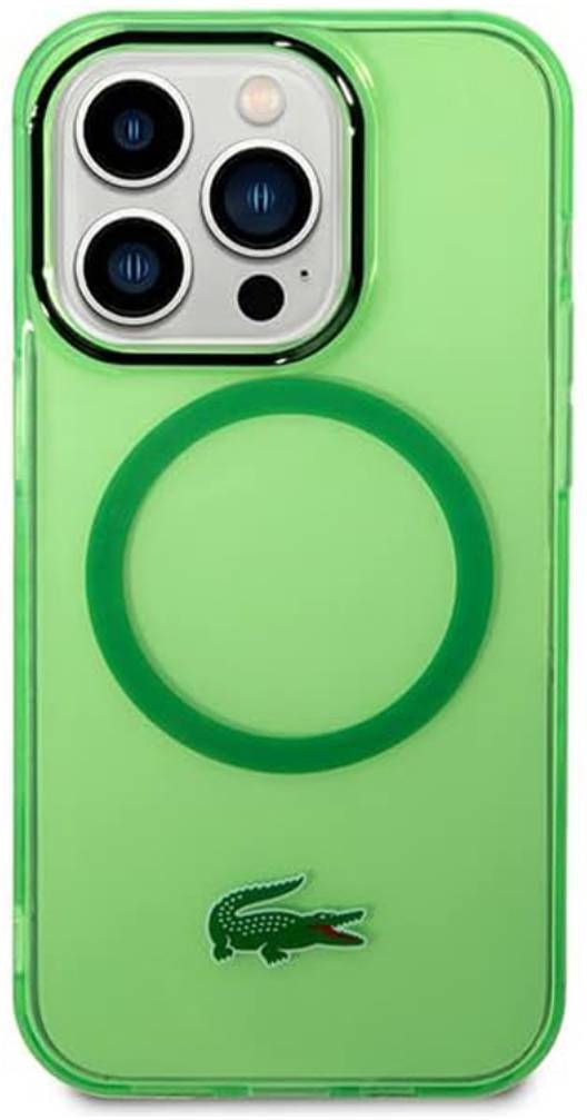Lacoste Funda para iPhone 14 Pro Max Magsafe Verde