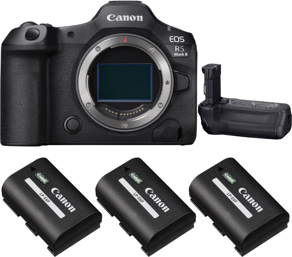 Canon EOS R5 Mark II + BG-R20 + 3 LP-E6P + EBOOK MCZDIRE