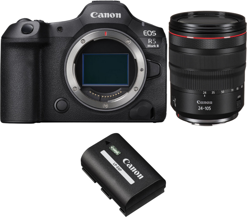 Canon EOS R5 Mark II + RF 24-105mm f/4 L IS USM + 1 LP-E