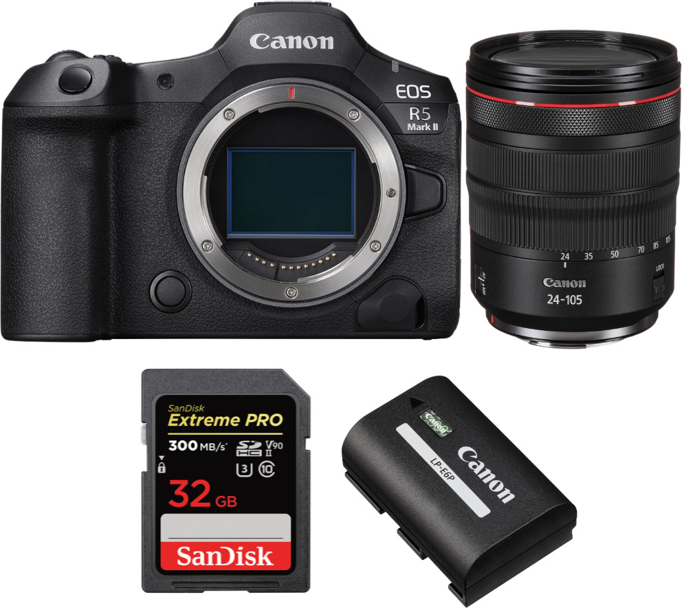 Canon EOS R5 Mark II + RF 24-105mm f/4 L IS USM + 1 SanD