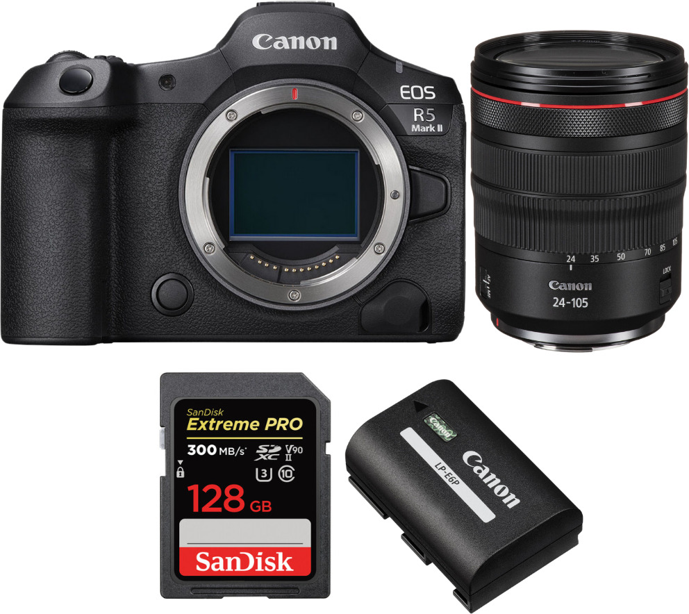 Canon EOS R5 Mark II + RF 24-105mm f/4 L IS USM + 1 SanD