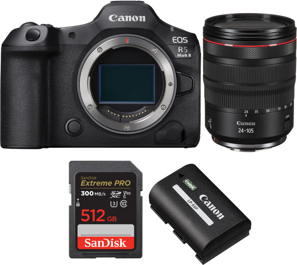 Canon EOS R5 Mark II + RF 24-105mm f/4 L IS USM + 1 SanD