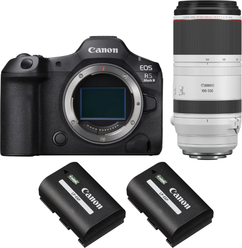 Canon EOS R5 Mark II + RF 100-500mm f/4.5-7.1 L IS USM +