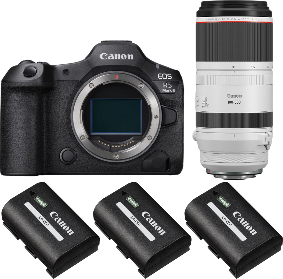 Canon EOS R5 Mark II + RF 100-500mm f/4.5-7.1 L IS USM +