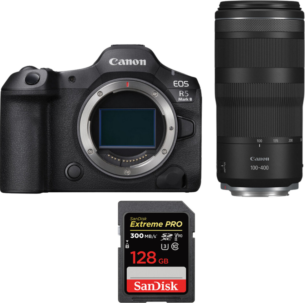 Canon EOS R5 Mark II + RF 100-400mm f/5.6-8 IS USM + 1 S