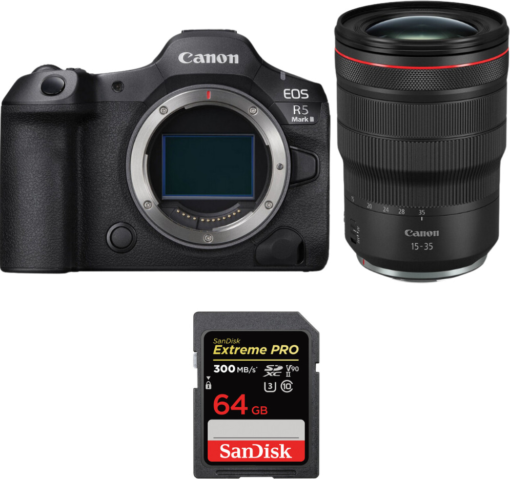Canon EOS R5 Mark II + RF 15-35mm f/2.8 L IS USM + 1 San