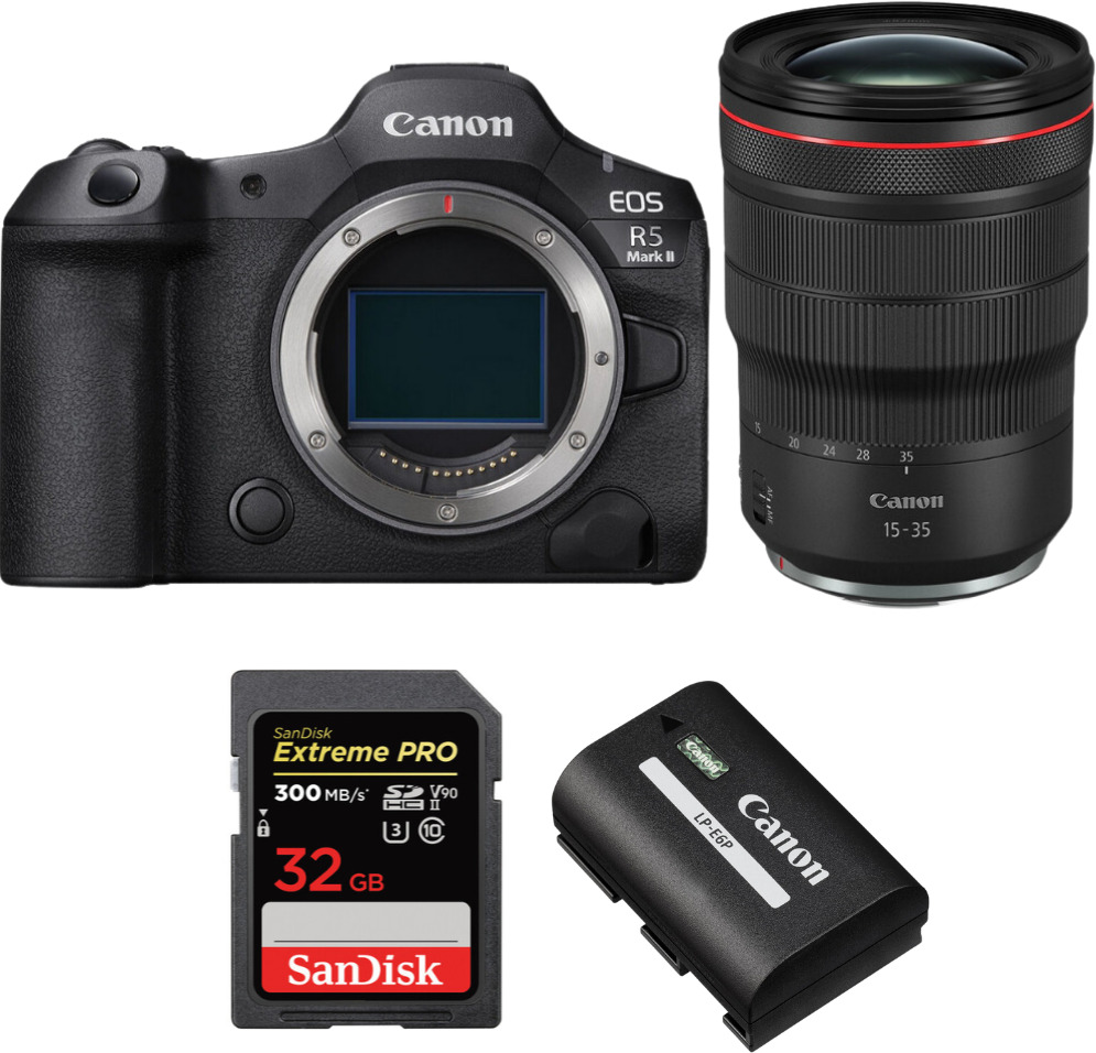 Canon EOS R5 Mark II + RF 15-35mm f/2.8 L IS USM + 1 San