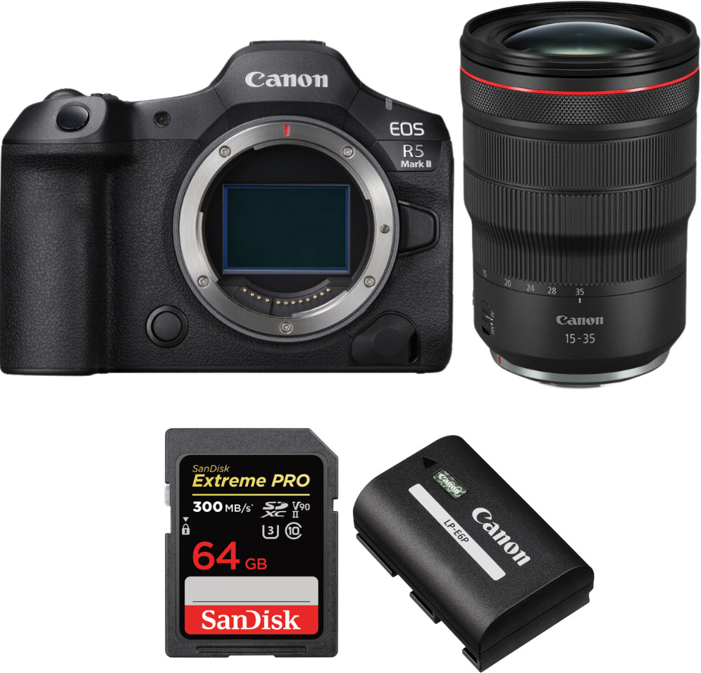 Canon EOS R5 Mark II + RF 15-35mm f/2.8 L IS USM + 1 San