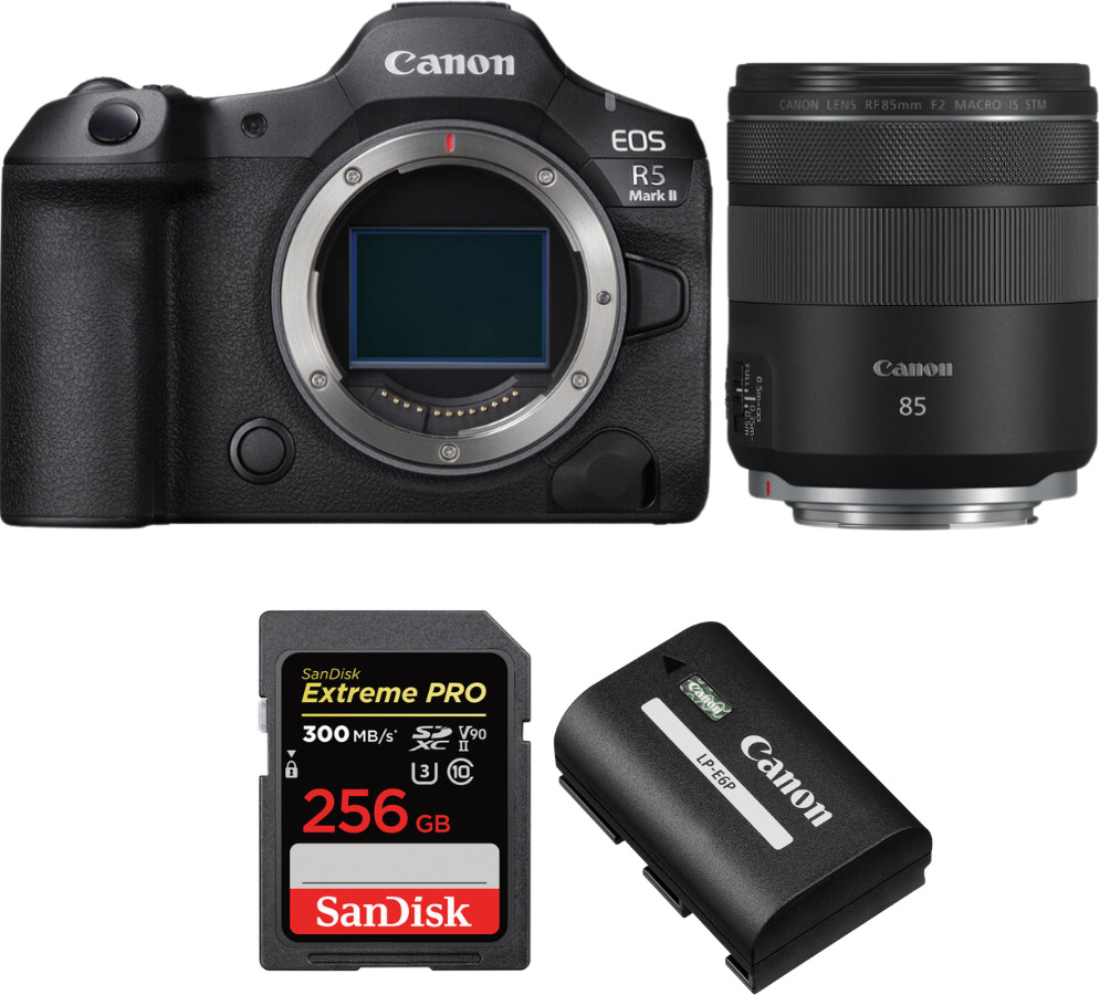 Canon EOS R5 Mark II + RF 85mm f/2 Macro IS STM + 1 SanD