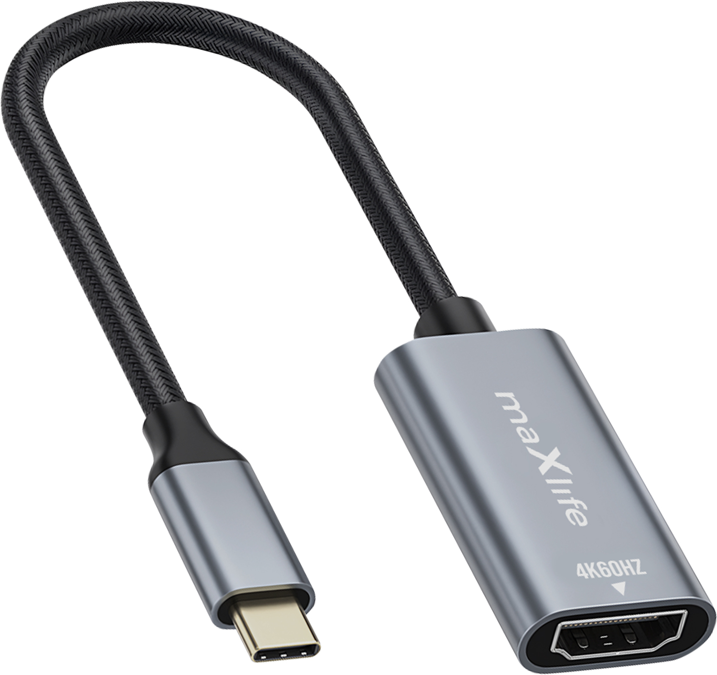 Maxlife Adaptador vídeo para USB-C Resolución 4K de USB-C