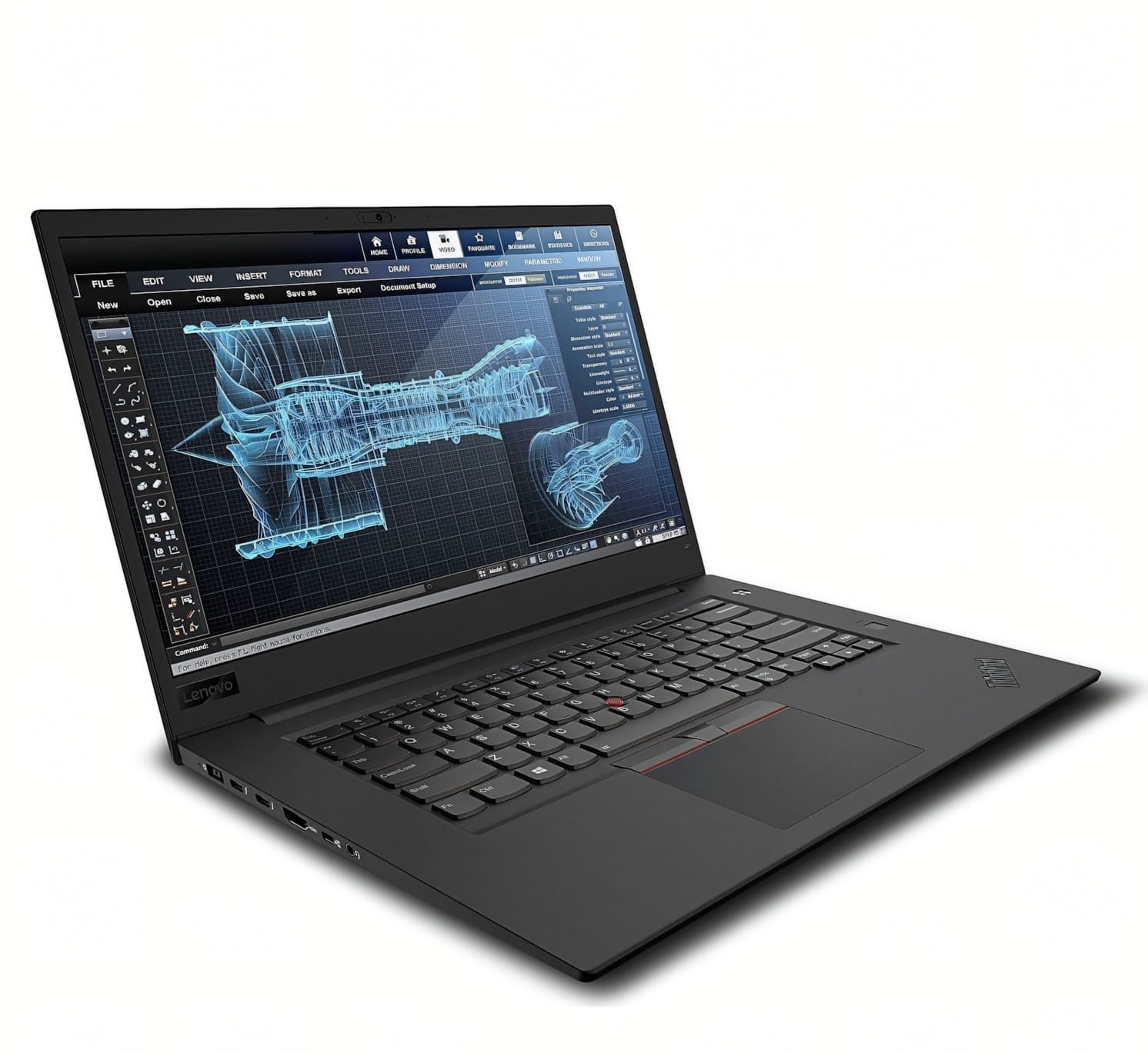 Lenovo P1 15.6"" / i7-8850H Quadro P2000 4GB / 32GB DDR4