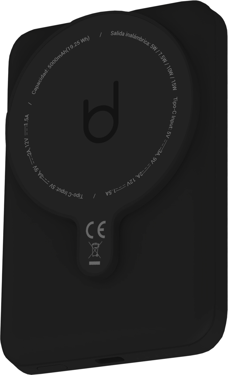BlackByte Powerbank Inalámbrica 5000mAh by Pedro Buerbaum