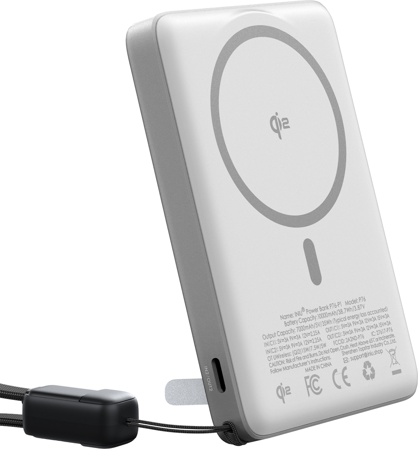 INIU Powerbank MagPro Slim 10000mAh 45W