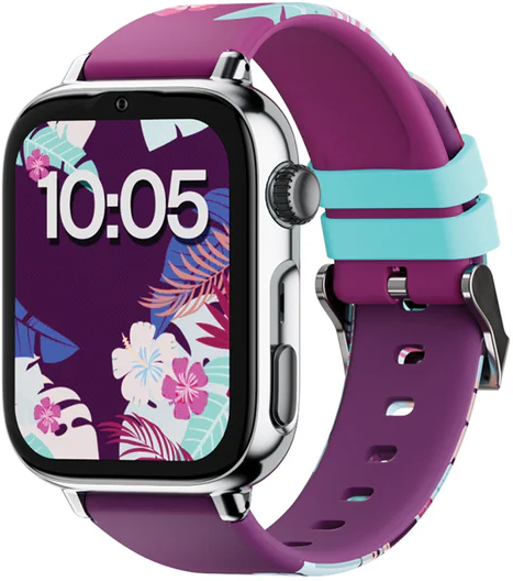 SaveFamily SaveWatch+ 2 Carcasa plateada Correa silicona