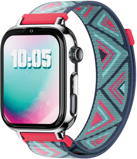 SaveFamily SaveWatch+ 2 Carcasa plateada Correa tela