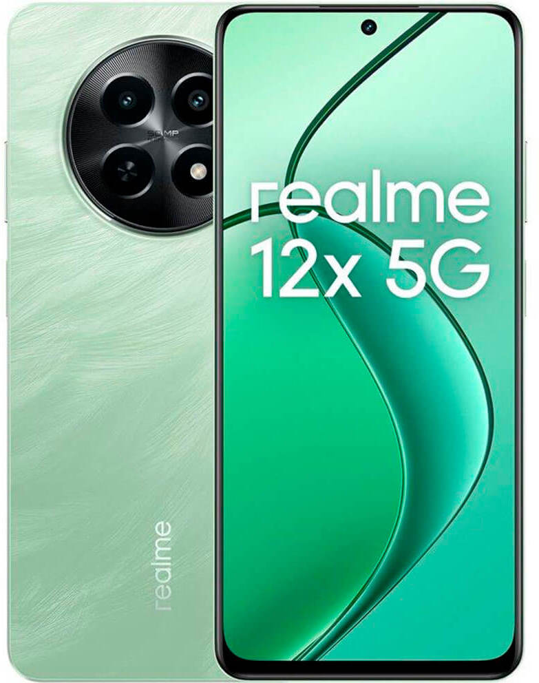 realme Realme 12x 5G 6GB/128GB Verde (Feather Green) Dual