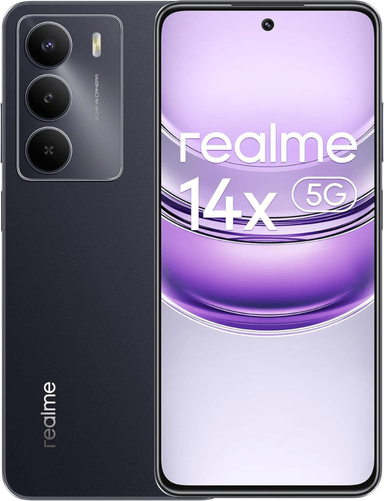 realme Realme 14X 5G 6GB/128GB Negro (Carbon Black) Dual