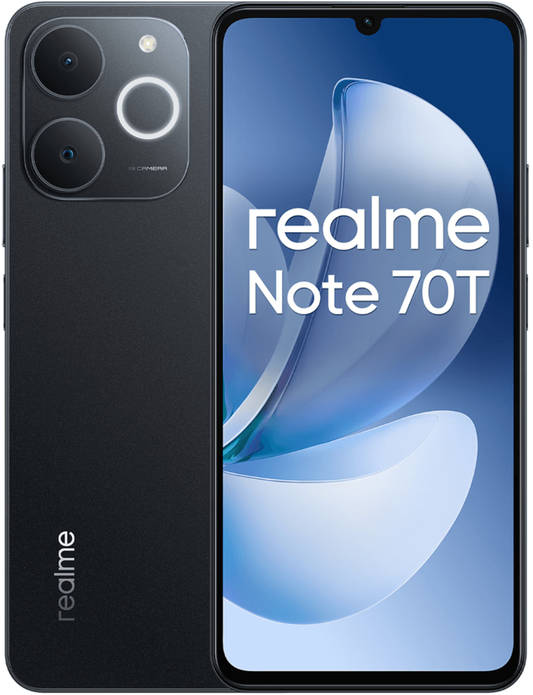 realme Realme Note 70T 4G 4GB/256GB Negro (Obsidian) Dual