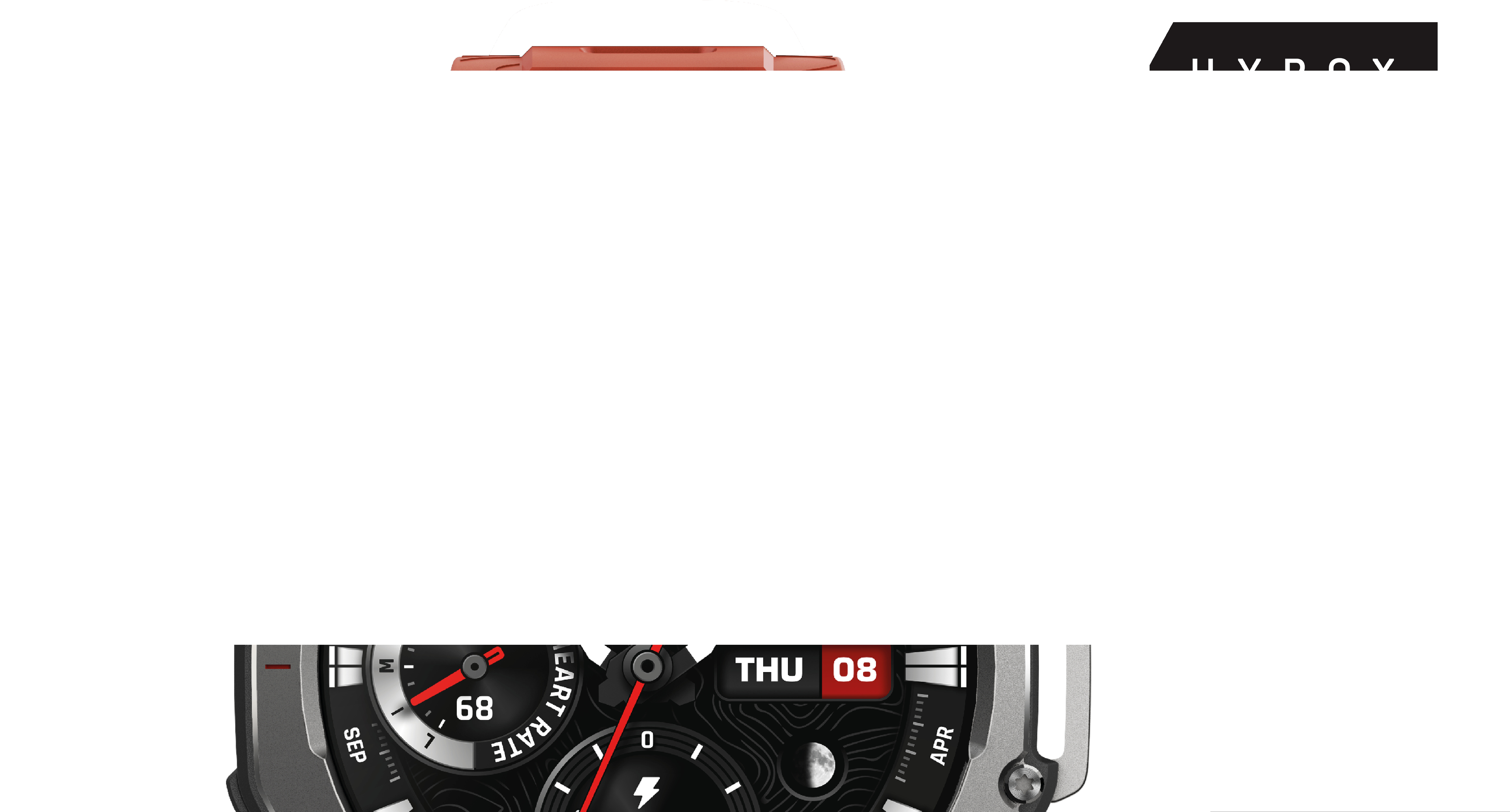 Amazfit Amazfit T-Rex 3 Lava 3,81 cm (1.5\"") AMOLED 48.5