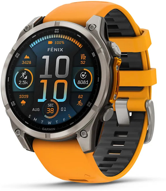 Garmin Garmin fenix 8 3,56 cm (1.4\"") AMOLED 47 mm Digit
