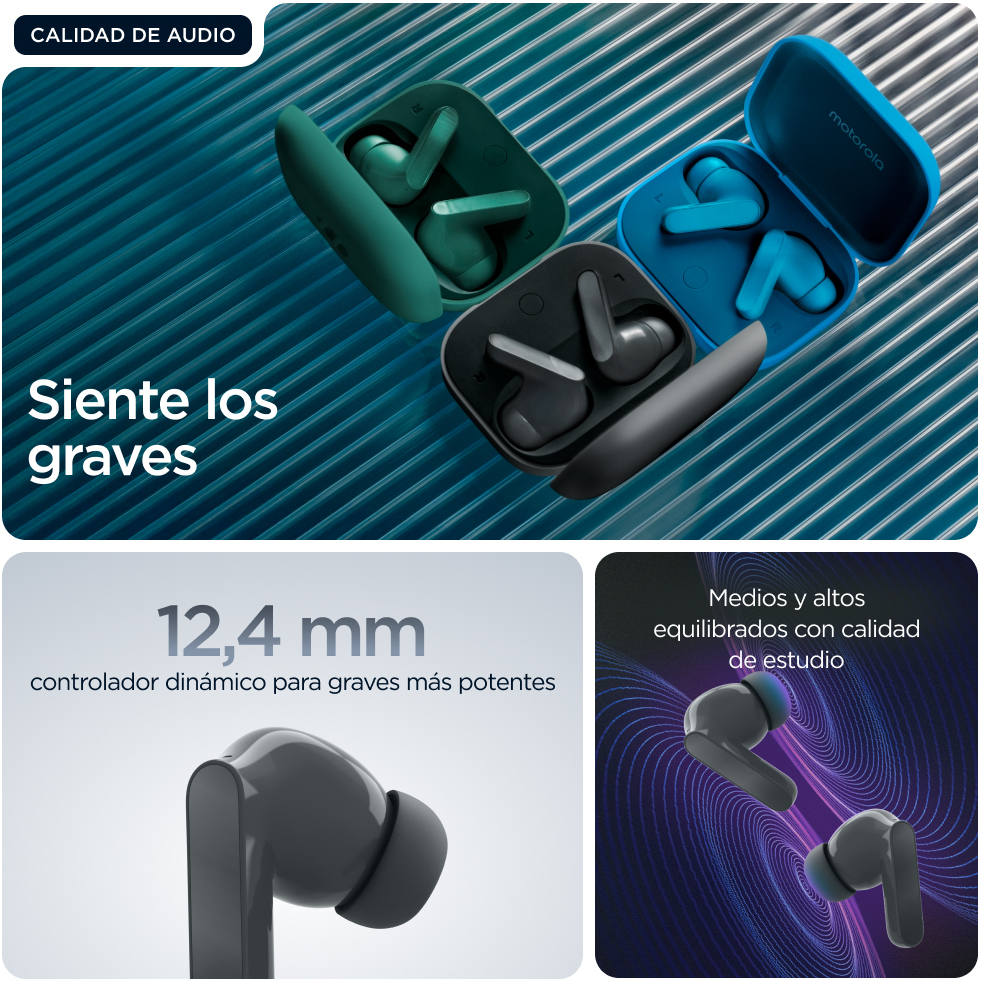 Motorola Motorola Moto Buds Bass Auriculares True Wireless