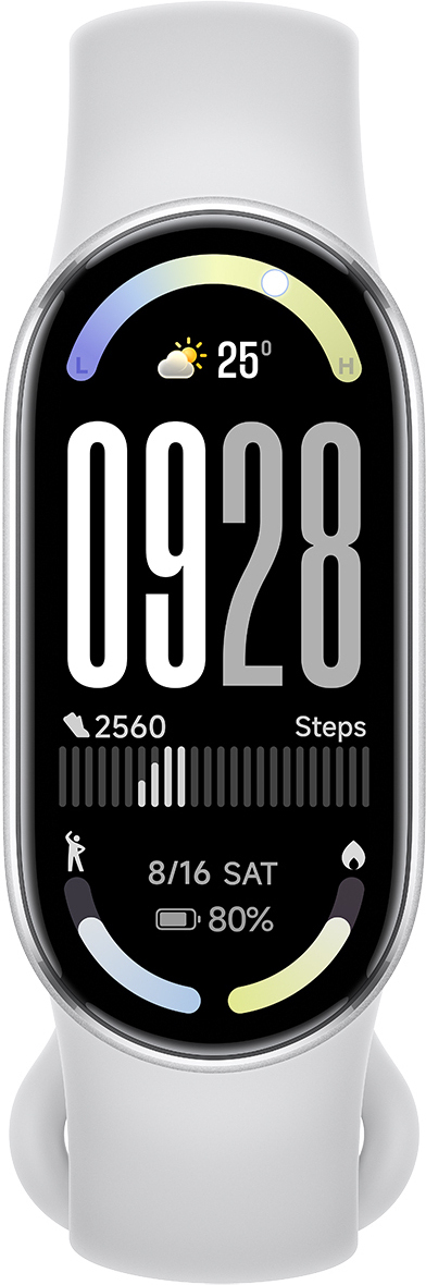 Xiaomi Xiaomi Smart Band 10 Silver AMOLED Pulsera de acti