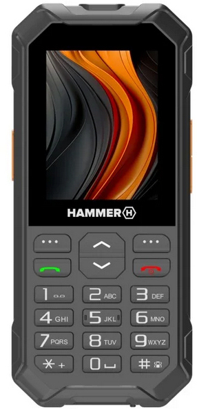 HAMMER HAMMER 6 LTE 6,1 cm (2.4\"") Negro, Naranja Teléfo